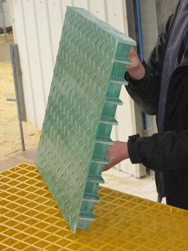 定制玻璃钢防滑盖板
